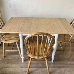 Wooden Dining Table Set. 