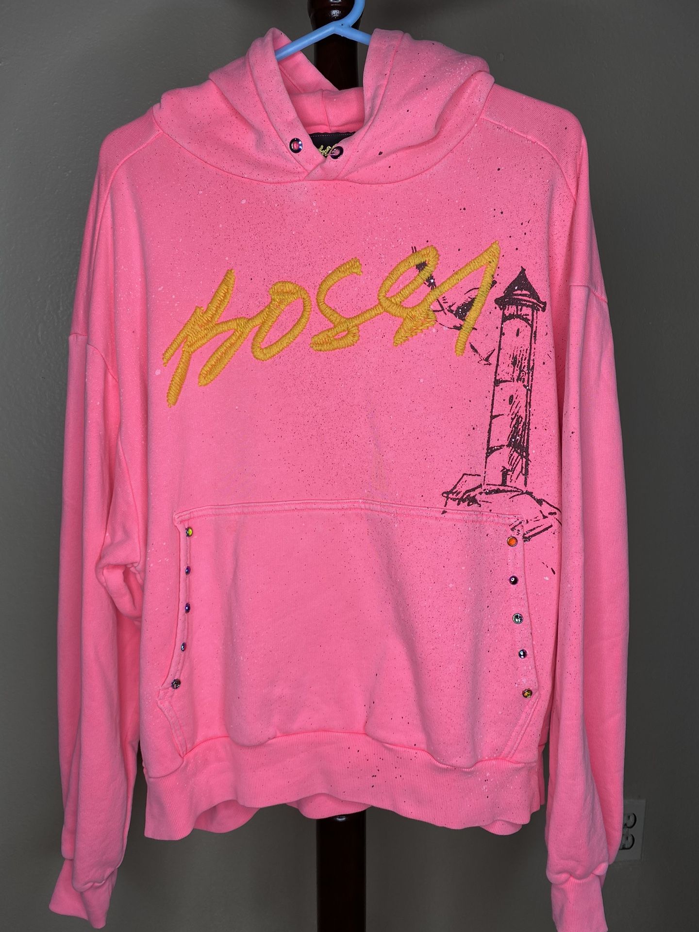 Bossi Hoodie Pink Size Medium