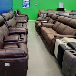 Reclining Sofa Liquidation Today!
