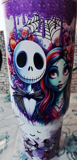Nightmare Before Christmas Tumbler