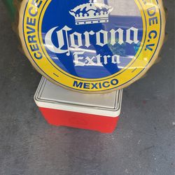 Corona Extra 20 Inch Metal Bottle Cap Sign