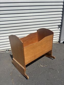 Wooden Rocking Cradle
