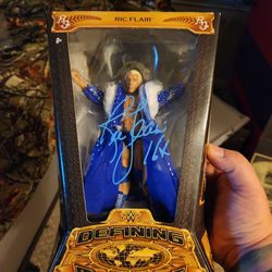 Signed Ric Flair Defining Moments Figure