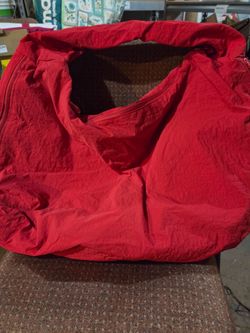 Red hobo type purse