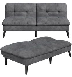 Velvet Futon Sofa Bed - TC 07BDG (HN) - We Have 2 Available - Price is Per