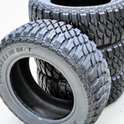 4 new tires 38/15.50/20 Atlas mud terrain 8ply 