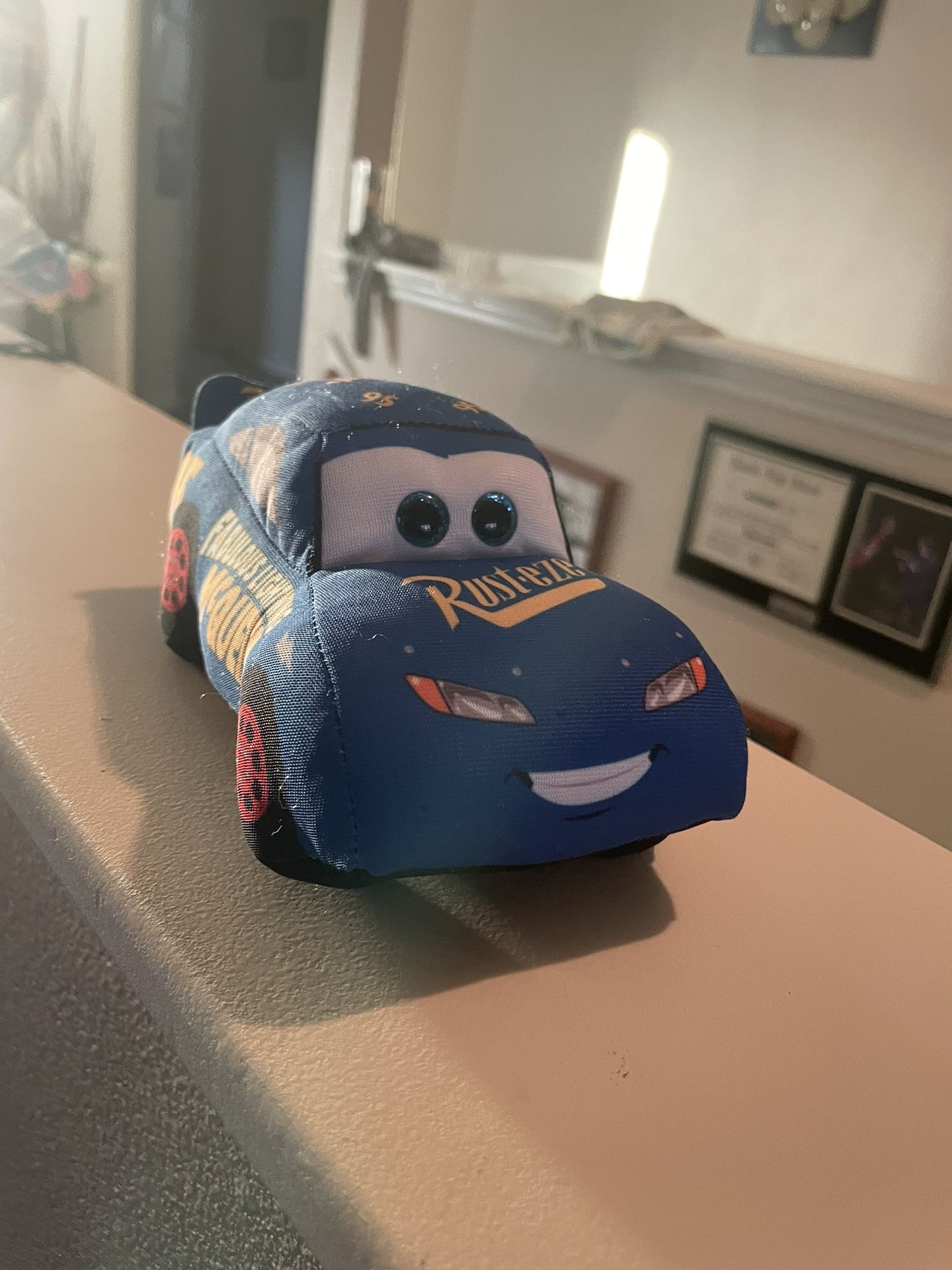 Ty Sparkle Disney Pixar Cars 3 Fabulous Lightning McQueen 7" Plush Blue Toy