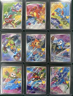 Full set of 9 First Partner Illustration Collection Series 1 Promo 30th Anniversary