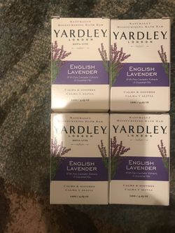 Yardley English Lavender Bar Soap - Set of 4 Bars