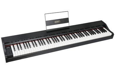 ZENY™ 88 Key Beginner Digital Piano Full Size Semi Weighted Keys, Built in Speakers and Power Supply