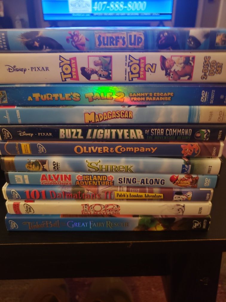 DVD'S- ASSORTED TITLES