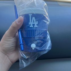 LA Dodgers Cocktail Mini Cooler Jug Souvenir Cup Stadium Exclusive - NEW!