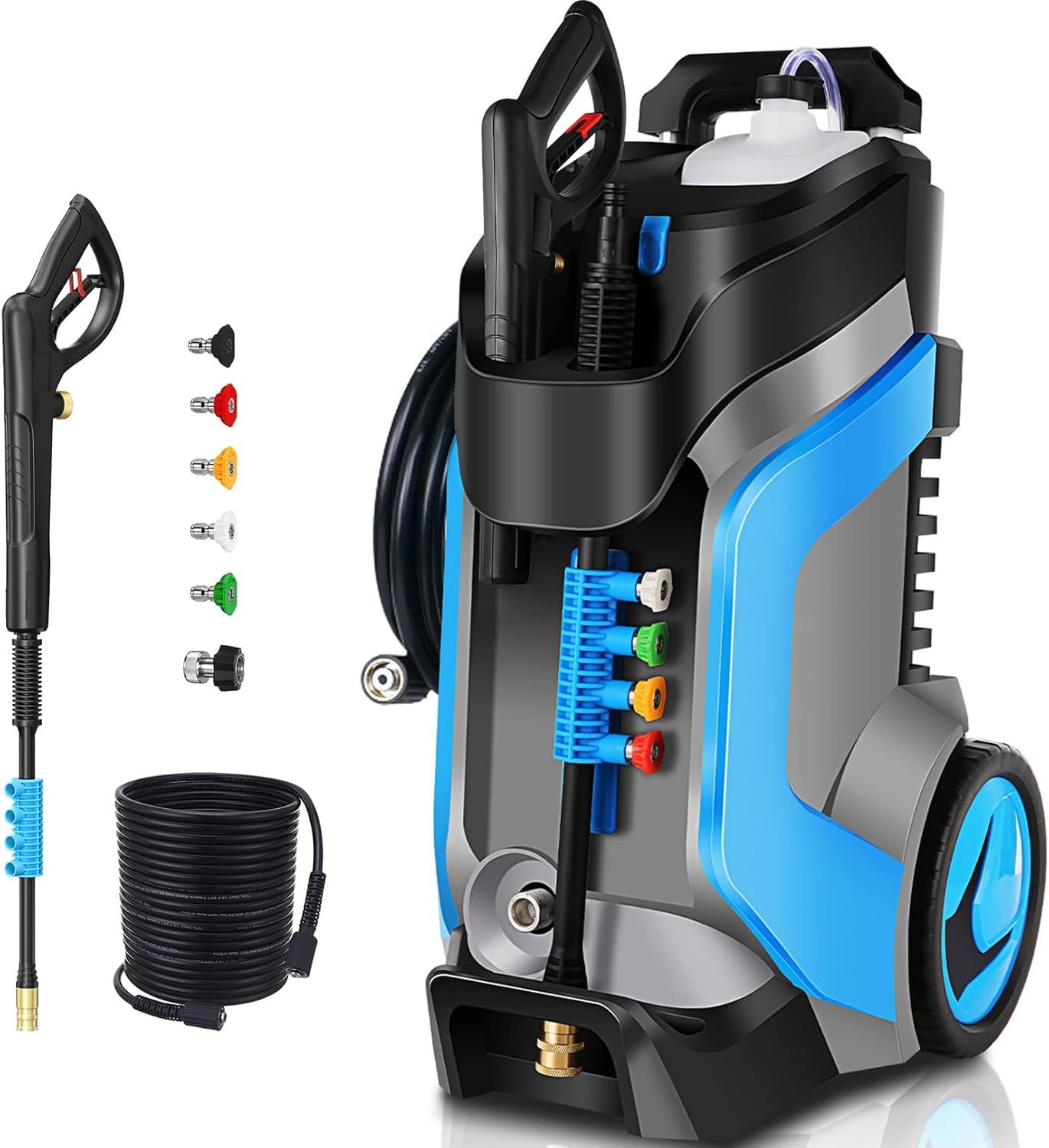 Electric Pressure Washer 5000PSI 4.0GPM Power Washers with M22-14mm Pressure Hose 33FT