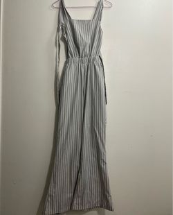 Calvin Klein Striped Jumpsuit