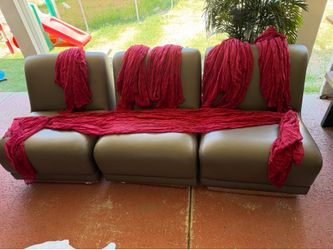 6 red cheese cloths table runners