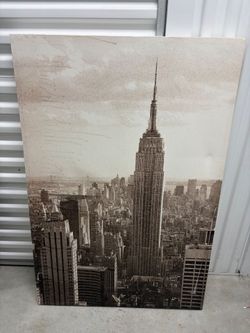 Empire State Building Canvas Wall Art
