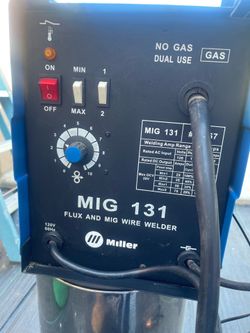 Miller MIG 131 flux and MIG wire welder