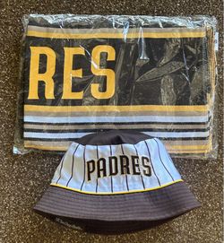 Padres Poncho & Bucket Hat