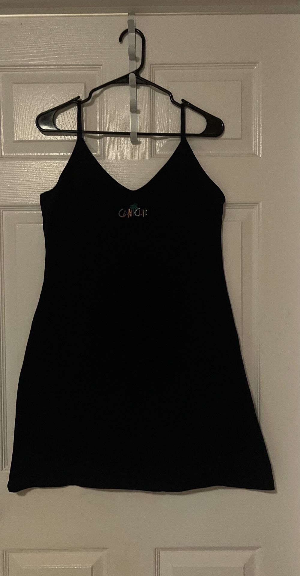 Cancun Black Casual Dress Size XL