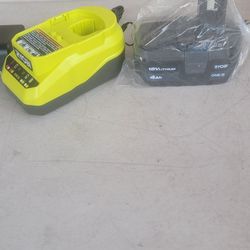 Ryobi 18V 4.0 Ah Battery/Charger!!!
