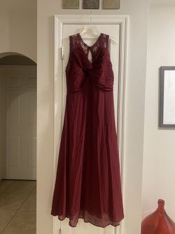 Burgundy Formal Gown