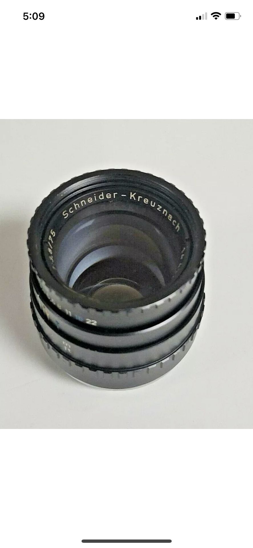Schneider-Kreuznach ~ Tele-Xenar f:3.8 75 mm for Robot Camera