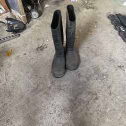 Steel Toe Boots Size 9