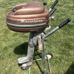  Vintage Outboard Motor 5HP Buccaneer Motor Model 5S11B
