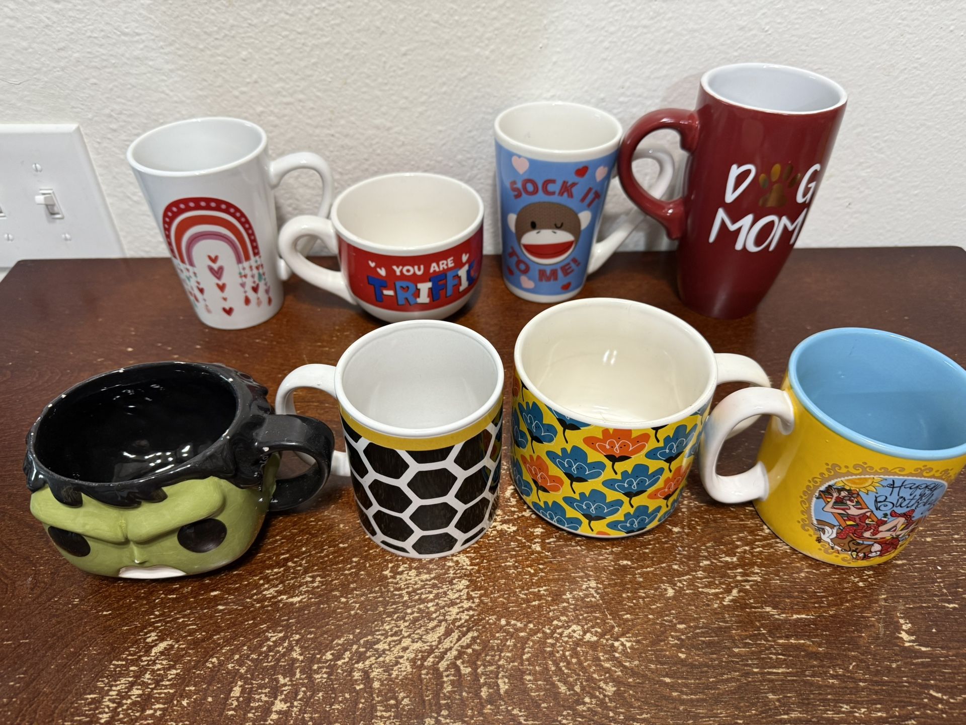 Variety Of Mugs