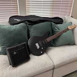 Beginner Electric Guitar With Amp 