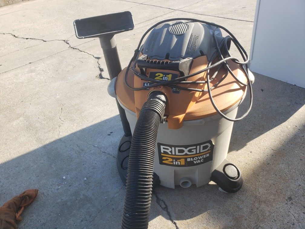 Rigid 6.5 Hp Shop Vac Wet Dry Vacuum