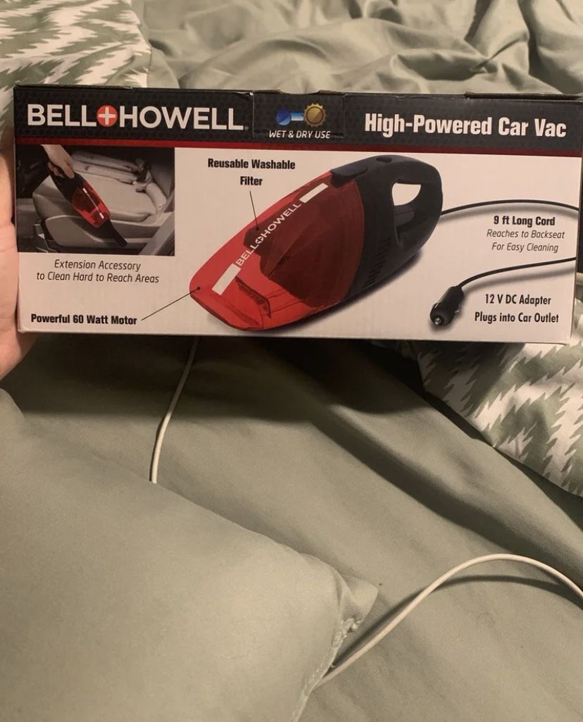 Bell and howell high powered car vacuum