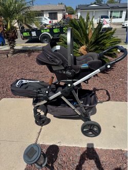 mockingbird stroller and car seat $220
