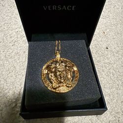 Authentic Versace Warm Gold Medallion