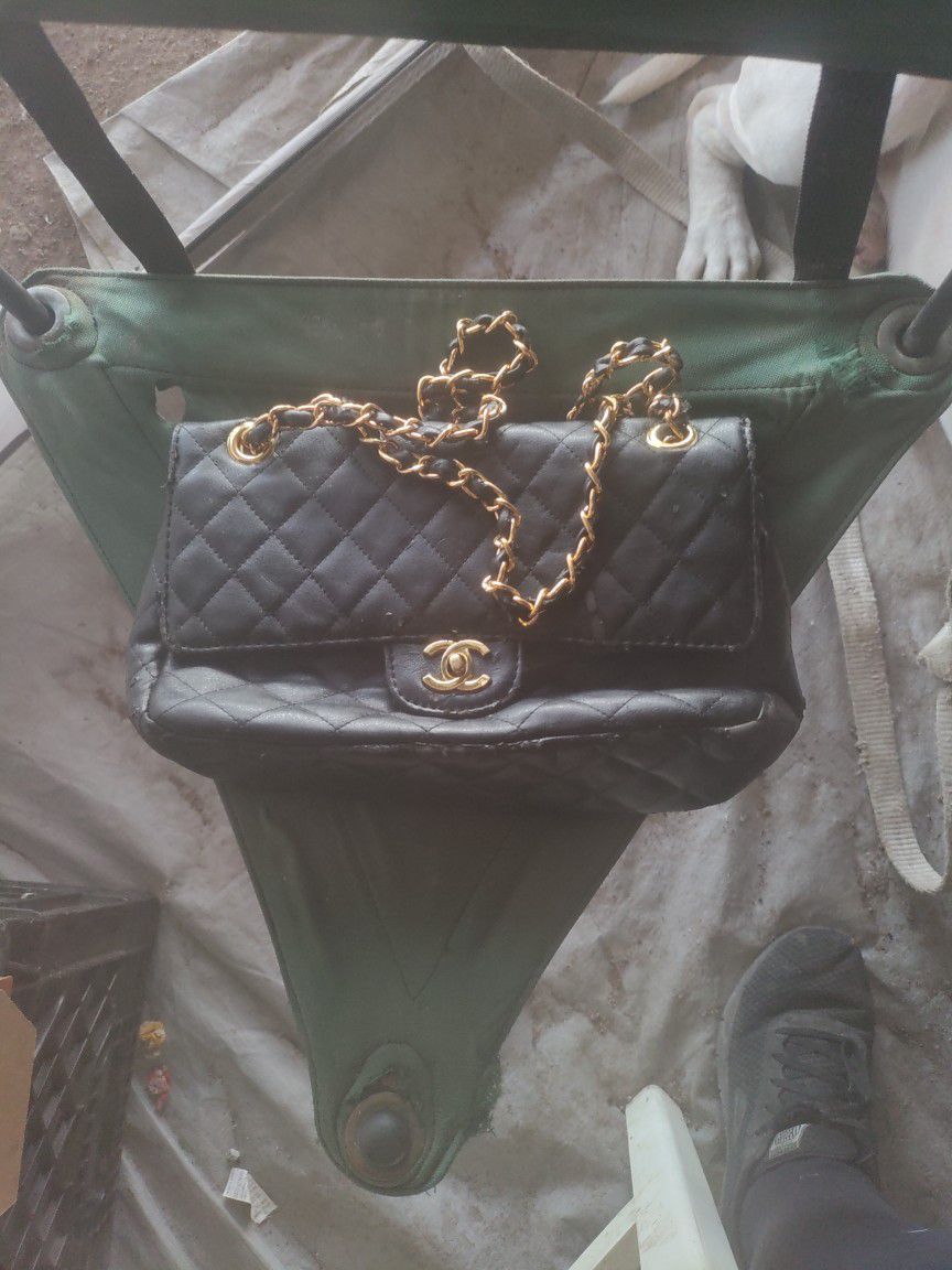 Chanel Vintage Lambskin Jumbo XL Classic Flap Bag
