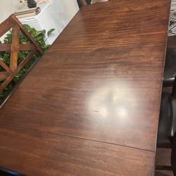 Barely Used Pure Expandable Wooden Table 