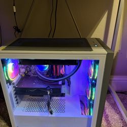 RGB Gaming PC + Monitor