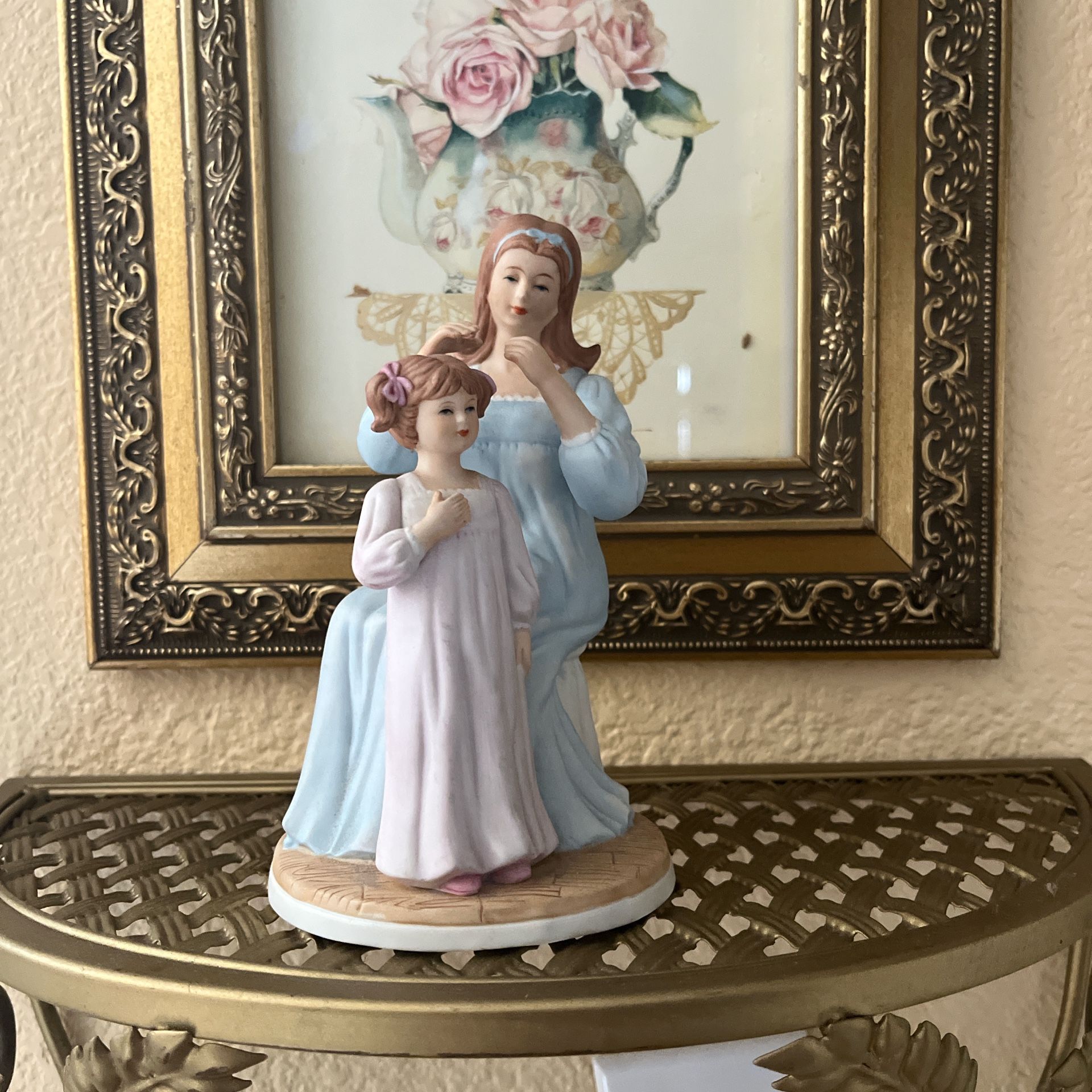 Vintage 1986 Mother’s Love Mother And Daughter Figurine