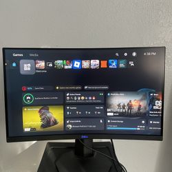 Dell “27” Curved  Monitor
