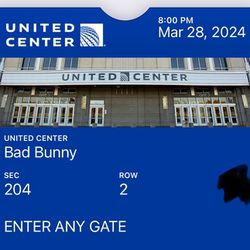 Bad Bunny 🐰 Ticket