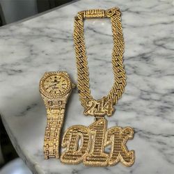 Iced out Vvs diamond iced out set