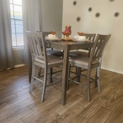 Grey 5 Piece Dinette Set