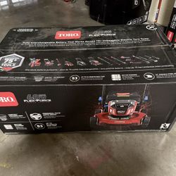 Toro 60 Volt Battery Mower & Weed Eater- New!