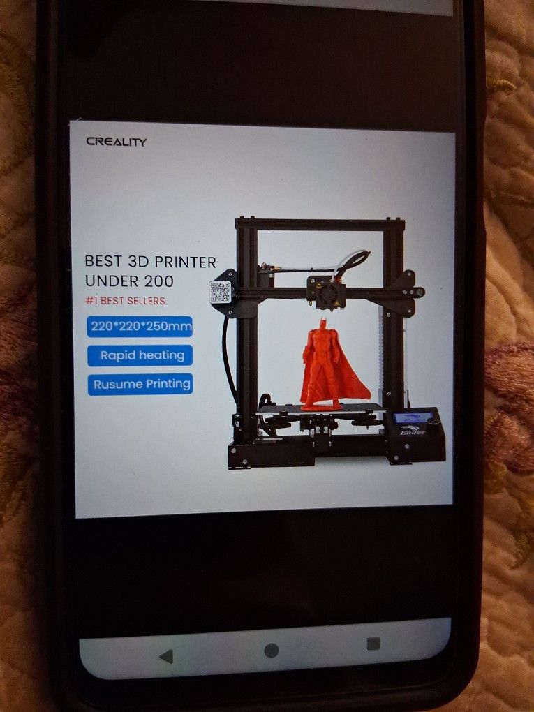 Reality Ender 3 3d Printer