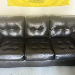 Ashley Leather Sofa 