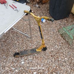 Gold Stunt Scooter