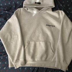 oatmeal Gray Essential Hoodie (XL)