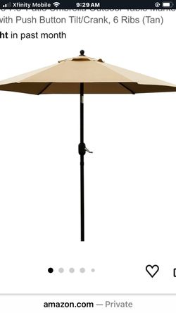 Sunnyglade 9 Foot Beige Patio New Umbrella
