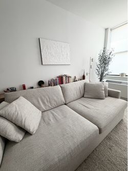 CRATE & BARREL Deep Lounge 93” Sofa