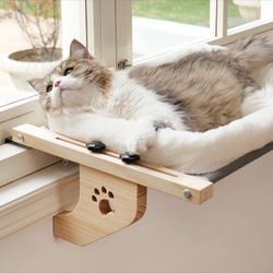 AMOSJOY Cat Windowsill Cushion Perch — New, Unopened